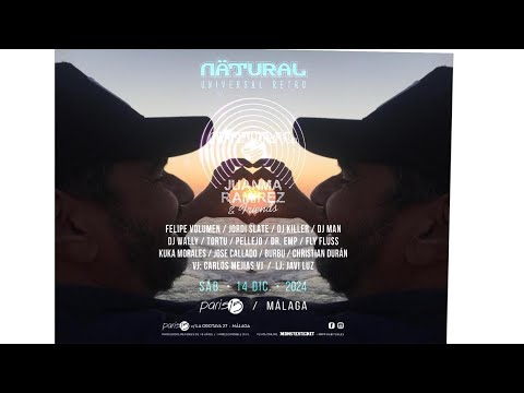 Jordi Slate Nätural Universal Retro JUANMA RAMIREZ & FRIENDS Sala Paris 15 Malaga 14 12 2024