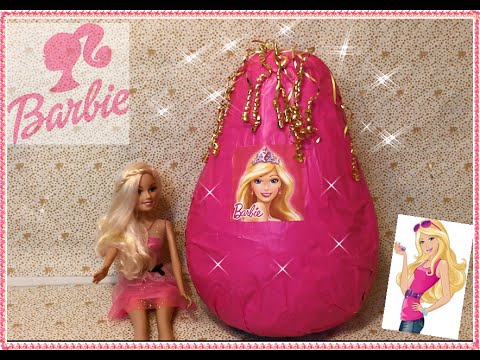 بيضة باربى  العملاقة العاب بنات و مفاجئات رائعة NEW 2016 Barbie  Super Giant PINK Surprise Egg