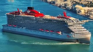 cruise ship MV Resilient lady leaving Miami