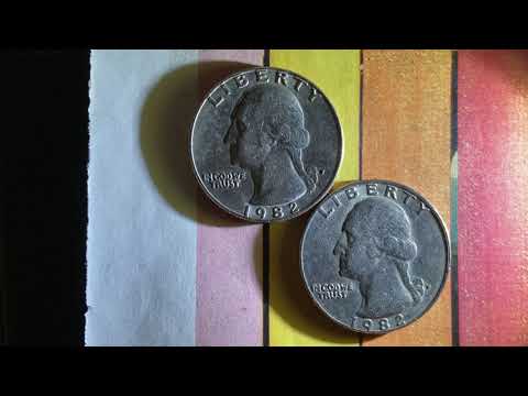 AMAZING 1982 P WASHINGTON QUARTERS: 500,931,000 PRODUCED!