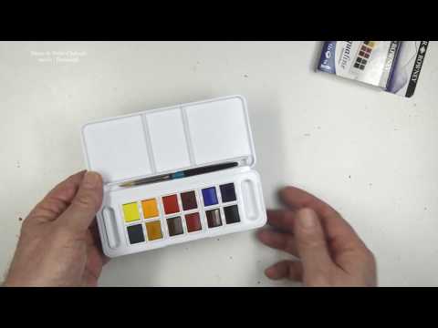 Démo boite aquarelle Aquafine Daler Rowney