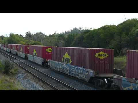 PN Intermodal 4PS6 Picton NSW 07.10.2023. LOCOS NR93, NR96 & NR2