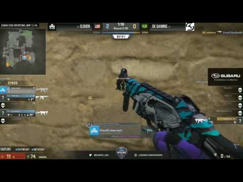 coldzera 1v4 clutch vs Cloud9 [ Subaru Invitational 2017 ]