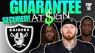 LAS VEGAS RAIDERS | Top 10 Guaranteed Money Contracts (At Signing) | 2026