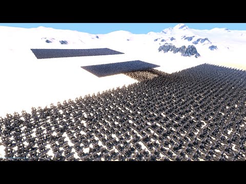 Medieval Army vs 15000 Runner Zombies - Ultimate Epic Battle Simulator UEBS