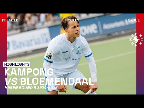 Kampong - Bloemendaal 🏑 Tulp Hoofdklasse Heren ‘24/’25 RONDE 6 | Samenvatting