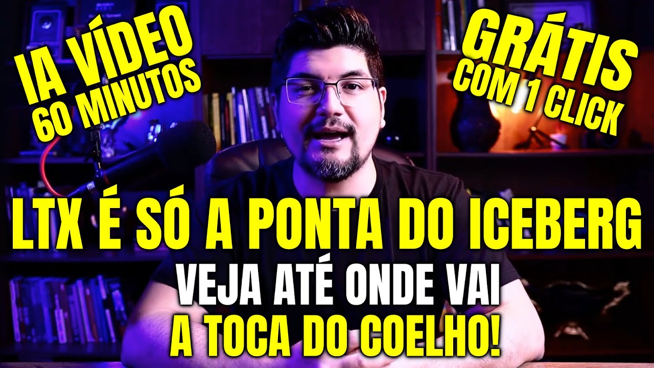 IA VÍDEO 60 MIN? Não seja Trouxa, Ninguém Mantém 20 Canais Dark com LTX IA Israelense (FATO!)