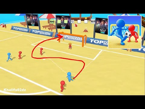 Super Goal - Soccer Stickman - Level 99 - 105 Gameplay (Android)