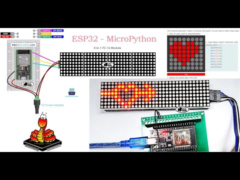 ESP32 Led Matrix Display
