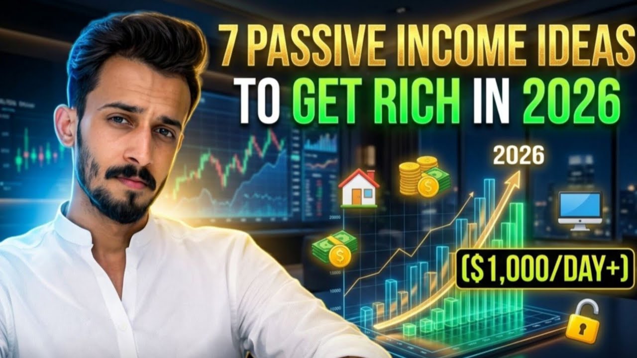 7 Passive Income Ideas to Get Rich in 2026 ($1,000/Day+)