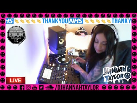DJ Hannah Taylor | 1 HOUR UK BOUNCE SET! | EBUK NHS Charity Event | Female DJ 🎧💓🎶👻