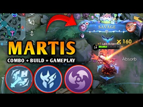 TOP GLOBAL MARTIS SAVAGE!! BUILD MARTIS TERSAKIT | MLBB