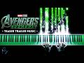 Avengers Doomsday Teaser Trailer Music Piano Version