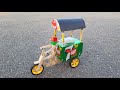 Ice Cream Rickshaw How To Make A Cycle Rickshaw With Robot Matchbox Craft Mi Crazy Maker