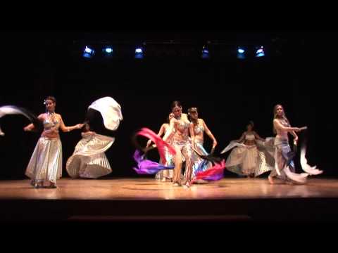 Eva Sampedro - Modern Bellydance with Fan Veils (Unveiled)(01-06-2014)