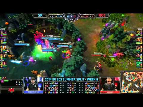 Roccat Jankos - Lee Sin - Baron steal attempt - EU LCS - Season 2014 - League of Legends