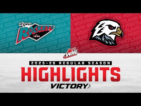 Kelowna Rockets at Portland Winterhawks 01/09 | WHL Highlights 2025-26