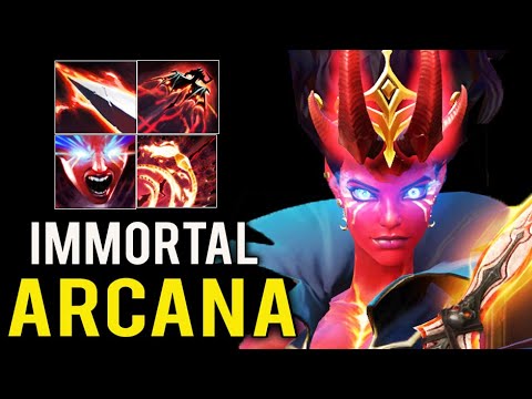 NEW BADASS QOP ARCANA + Immortal First Pro Gameplay by Yopaj 7.26c Dota 2