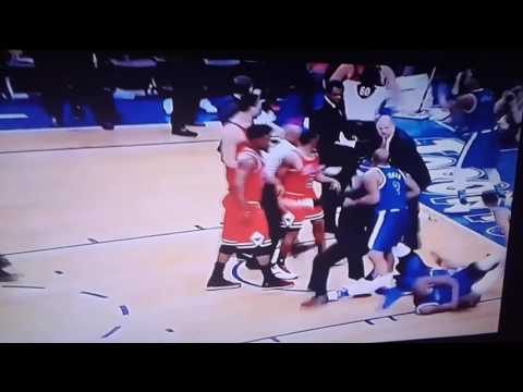 Toronto raptors and chicago bulls Fight