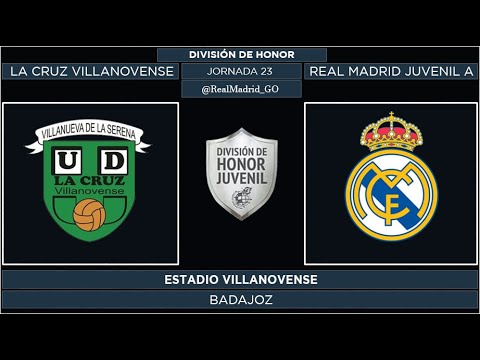 UD La Cruz Villanovense - Real Madrid Juvenil A | División de Honor Juvenil 2021/22 | Jornada 23