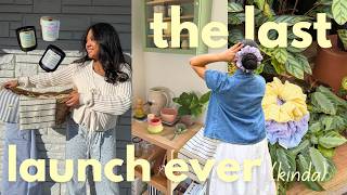 how to launch a 💸successful📦 e-commerce collection as a small business owner / launch wiml vlog