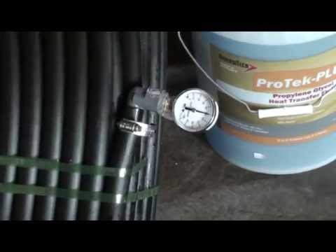 geothermal loop pressure tester,home made