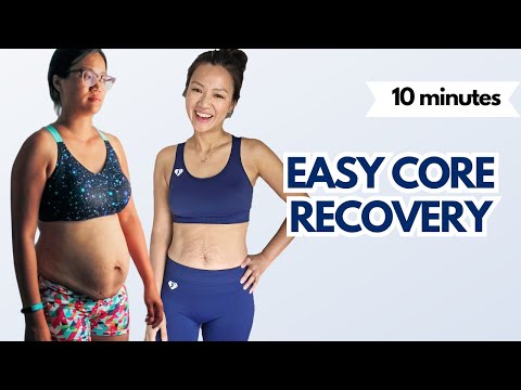 Beginner 10 Minute Postpartum Workout for Core Strength and Pelvic Floor