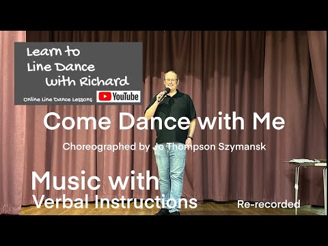 BEGINNER LINE DANCE LESSON 29 (RE-RECORDED) - Come Dance with Me - Part 2 - Music with instruction