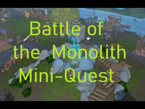 Runescape 3 "Battle of the Monolith" Mini-Quest Part 1 + No Combat Guide + Full Dialogue