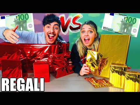 🎁100 EUROS PER PERSON: WHO BUYS THE BEST GIFTS IN 10 MINUTES?! - CHALLENGE CHRISTMAS