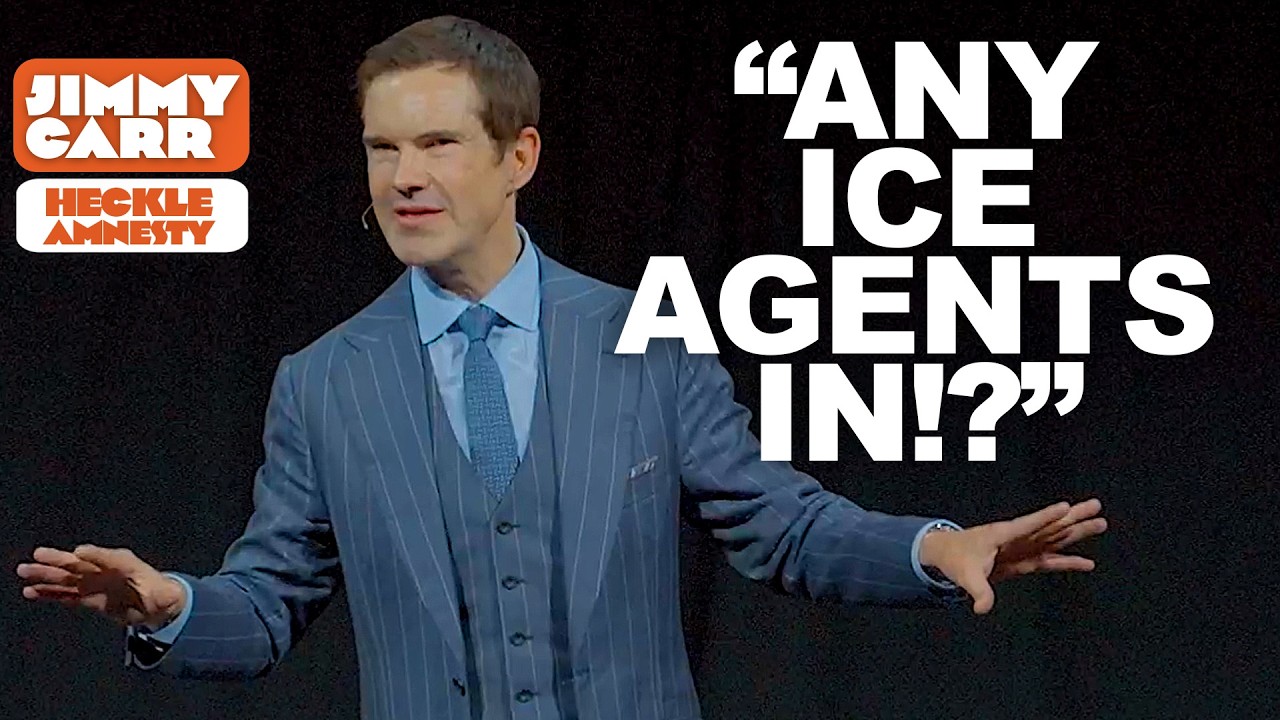 "Any ICE Agents In!?" | Jimmy Carr Crowd Work - YouTube video featuring the word guarantee