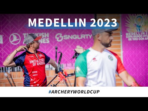 Mauro Nespoli v Brady Ellison – recurve men semifinal 1 | Medellin 2023 World Cup S3