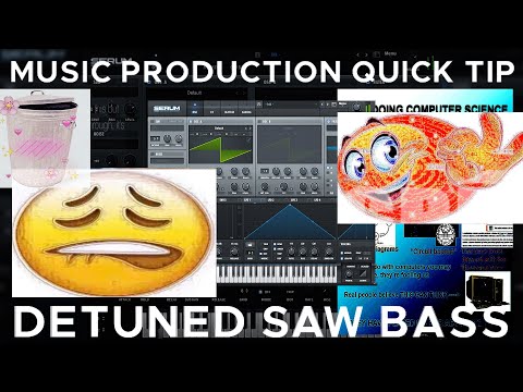 Music Production Quick Tip // Detuned Saw Bass