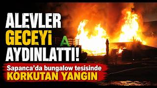  Mutfakta Başlayıp Bungalova Sıçrayan Yangın Söndürüldü