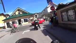 preview picture of video 'Mondsee, Austria, first day trip,  BMW Motorrad 2014 Day'