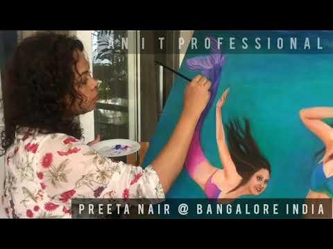 Signishha A's Meets Preeta Nair @ Bangalore India.  An Artist With Contemporary Vision.