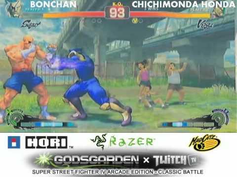 Bonchan (Sagat) vs Chichimonda Honda (Dictator) - Godsgarden Classic Battle