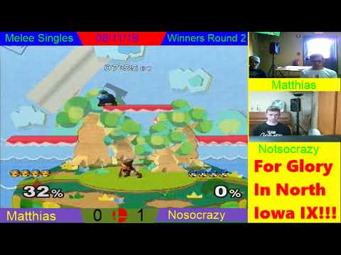 FGINI IX - Melee Singles - Winners Round 2 - Matthias vs Notsocrazy