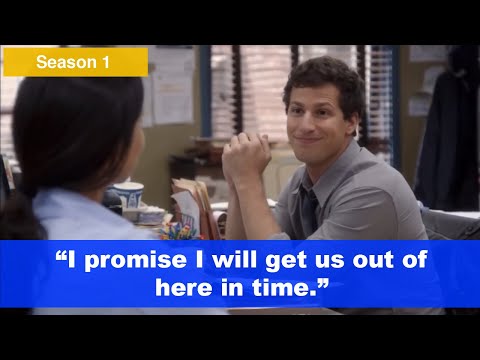 Jake & Amy 1x07 #5 (Jake: I promise I will get us out of here in time)