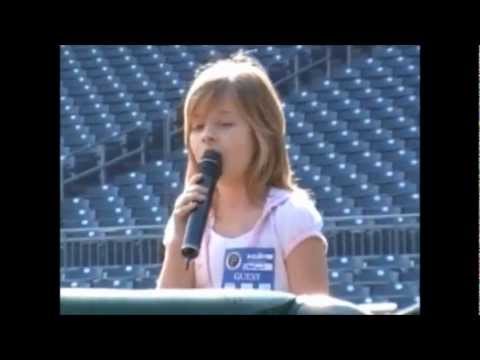 Jackie Evancho March 9, 2010 Pittsburgh Pirates Audition
