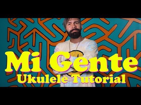 J.Balvin - Mi Gente - Super easy riff beginner Ukulele Tutorial In English