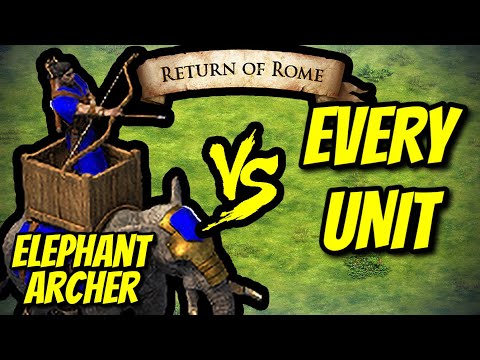 ELEPHANT ARCHER vs EVERY UNIT (Return of Rome) | AoE II: DE