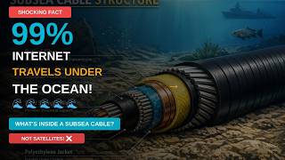 99% Internet Travels Under the Ocean! 🌊 How Subsea Cables Work | Struc