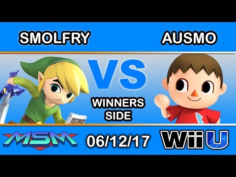 MSM 100 - LSD | SmolFry (Toon Link) Vs. AUSMO (Villager) Winners Side - Smash Wii U