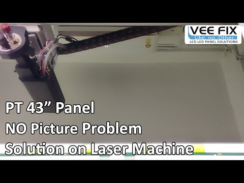 PT 43 inch panel no picture problem | No Picture Problem in LCD LED TV Panel