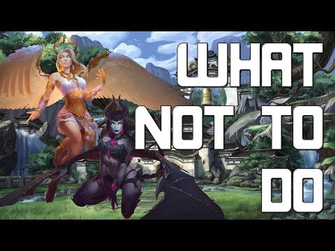 Smite - A TUTORIAL ON WHAT NOT TO DO WHEN AHEAD - Grandmasters Ranked 1v1 Duel