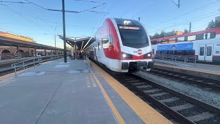 @caltrain Meet: Southbound Limited-Stop #428 and getting on Northbound Local #161 at Diridon Station
