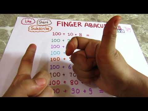 FINGER ABACUS(PART 13) - CALCULATION OVER 100 DIGITS - ABACUS BY ABCTUBE TV