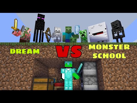 Monster School : Speedrunner Dream vs Monster School - Minecraft Animation
