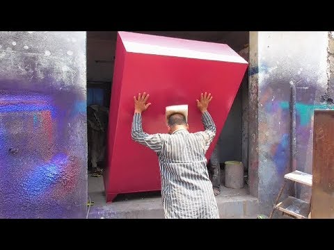 Making of Steel and Metal Almirah Cupboard